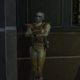 I swear I’m in the twilight zone.  First, I see Risha, my companion whom I customized. Then I see Risha the NPC.  On my ship, in a different room.  Where...