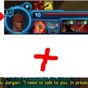 Clearly Aric Jorgan wants to chat.  In private. Oooo.